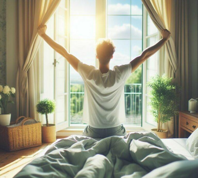 Welcome morning routine with intent